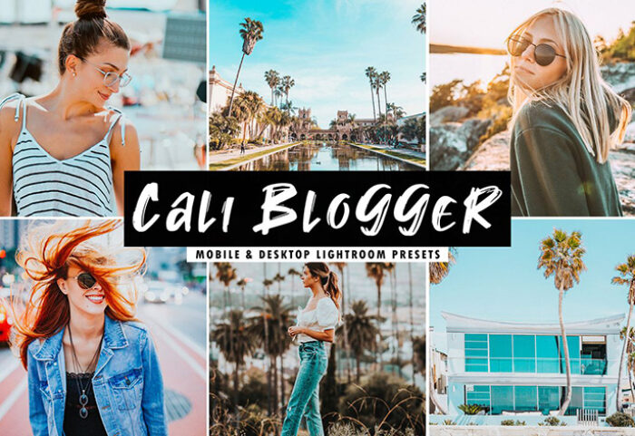 دانلود پریست لایت روم و Camera Raw و اکشن: Cali Blogger Mobile Desktop Lightroom Presets