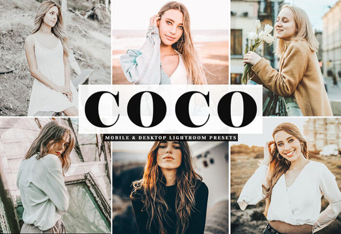 دانلود پریست لایت روم و Camera Raw و اکشن: Coco Mobile Desktop Lightroom Presets