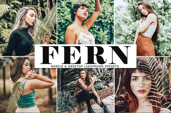 دانلود پریست لایت روم و Camera Raw و اکشن: Fern Lightroom Presets Pack