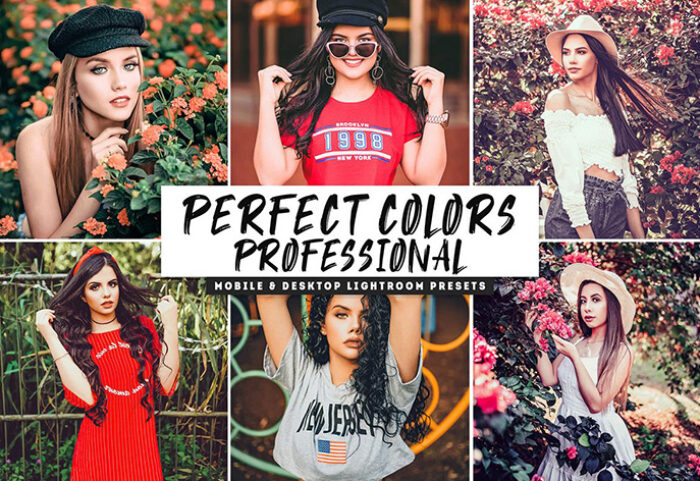 دانلود پریست لایت روم و Camera Raw و اکشن: Perfect Colors Mobile Desktop Lightroom Presets