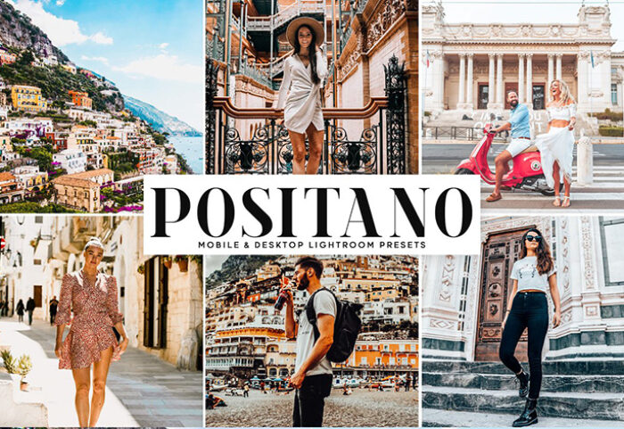 دانلود پریست لایت روم و Camera Raw و اکشن: Positano Pro Lightroom Presets