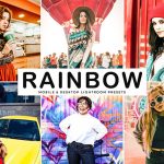 دانلود پریست لایت روم و Camera Raw و اکشن Rainbow Mobile Desktop Lightroom Presets