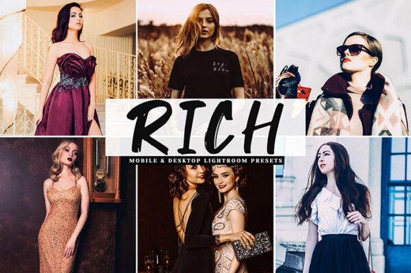 دانلود پریست لایت روم و Camera Raw و اکشن: Rich Mobile Desktop Lightroom Presets