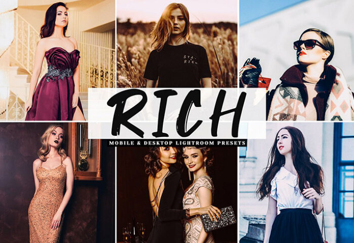 دانلود پریست لایت روم و Camera Raw و اکشن: Rich Mobile Desktop Lightroom Presets