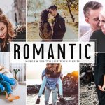 دانلود پریست لایت روم و Camera Raw و اکشن: Romantic Mobile Desktop Lightroom Presets