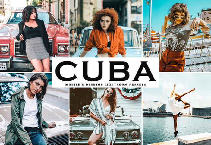 دانلود پریست لایتروم و Camera Raw و اکشن: Cuba Lightroom Presesets Pack