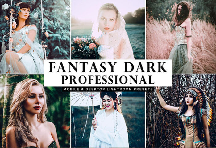 دانلود پریست لایتروم و Camera Raw و اکشن: Fantasy Dark Professional Presets
