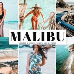 دانلود پریست لایتروم و Camera Raw و اکشن Malibu Lightroom Presets Pack