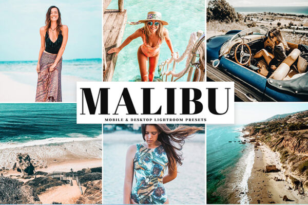دانلود پریست لایتروم و Camera Raw و اکشن Malibu Lightroom Presets Pack