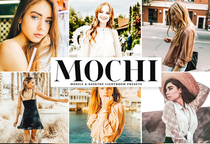 دانلود پریست لایتروم و Camera Raw و اکشن: Mochi Lightroom Presets Pack