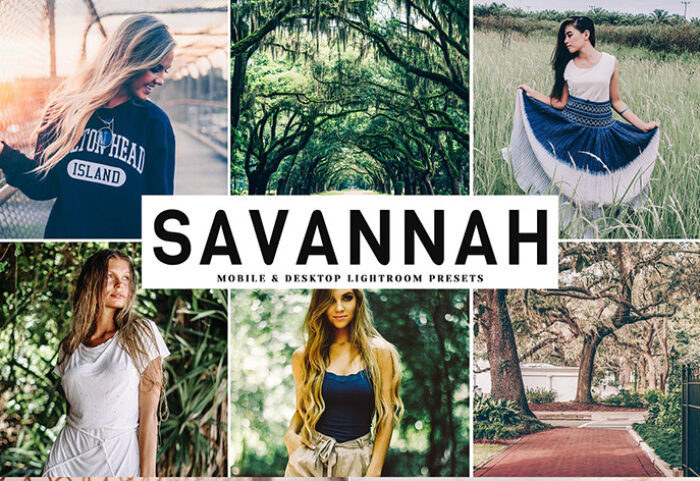 دانلود پریست لایتروم و Camera Raw و اکشن: Savannah Lightroom Presets Pack