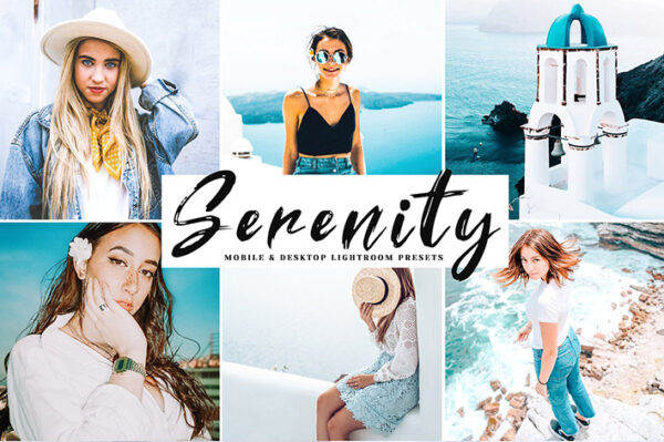 دانلود پریست لایتروم و Camera Raw و اکشن Serenity Lightroom Presets Pack