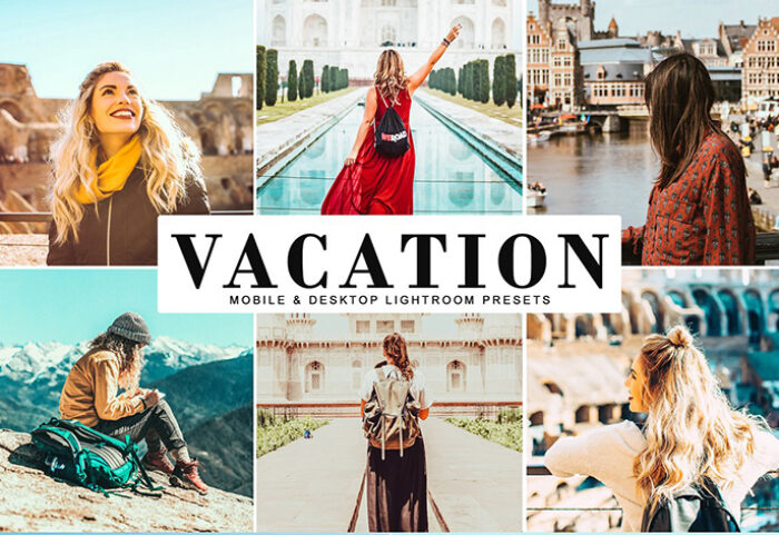 دانلود پریست لایتروم و Camera Raw و اکشن: Vacation Lightroom Presets Pack