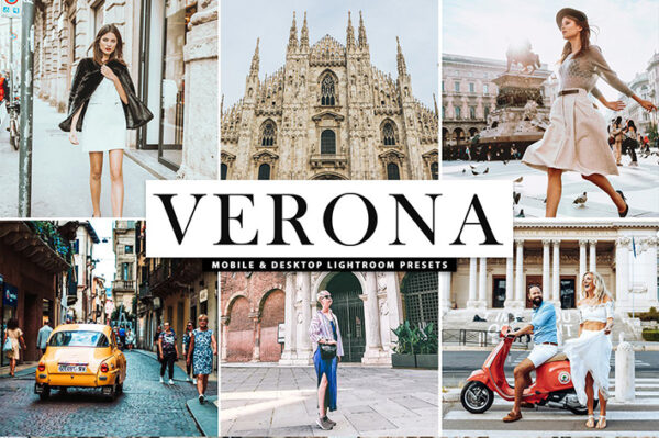 دانلود پریست لایتروم و Camera Raw و اکشن: Verona Pro Lightroom Presets