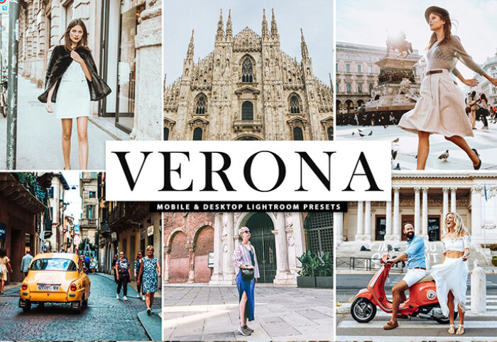 دانلود پریست لایتروم و Camera Raw و اکشن: Verona Pro Lightroom Presets