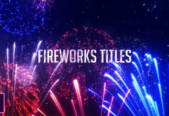 دانلود 9 تایتل آماده پریمیر آتش بازی : Fireworks Titles Premiere Pro