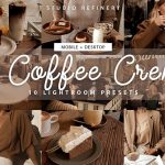 دانلود مجموعه پریست لایت روم Brown Coffee Lightroom Presets