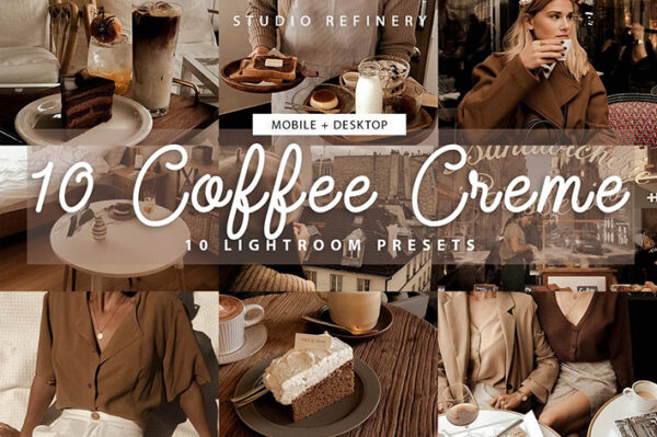 دانلود مجموعه پریست لایت روم Brown Coffee Lightroom Presets