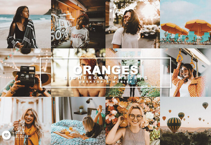 دانلود مجموعه پریست لایت روم با تم و رنگ نارنجی : Oranges
