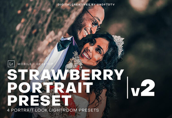 دانلود مجموعه پریست لایت روم دسکتاپ : DC Strawberry Portrait Lightroom