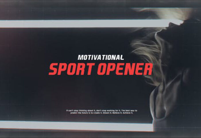 دانلود پروژه آماده افترافکت با موزیک تیتراژ فیلم Motivational Sport Opener