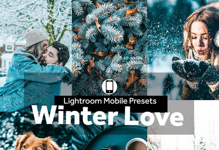 دانلود پریست رنگی لایت روم موبایل : Lightroom Mobile Presets Winter Love