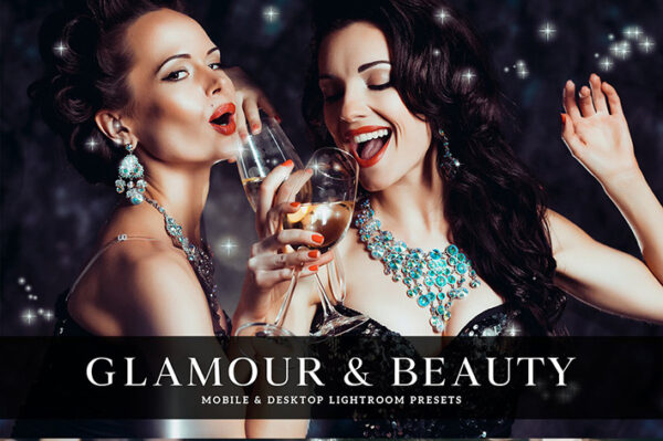 دانلود پریست لایت روم و Camera Raw و اکشن: Glamour Beauty Lightroom Presets