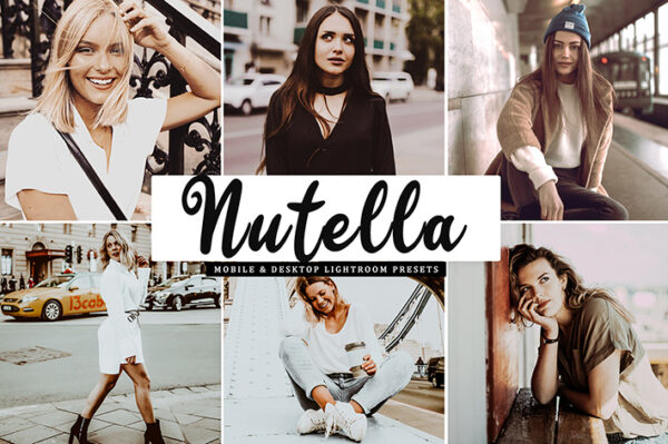 دانلود پریست لایت روم و Camera Raw و اکشن: Nutella Mobile Desktop Lightroom Presets