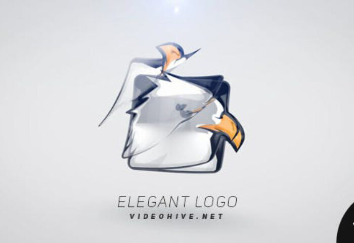 پروژه افترافکت لوگو با رزولوشن 4K با موزیک Elegant Logo