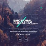 پروژه پریمیر با موزیک اسلایدشو Emotional Slideshow Opener Premiere Pro