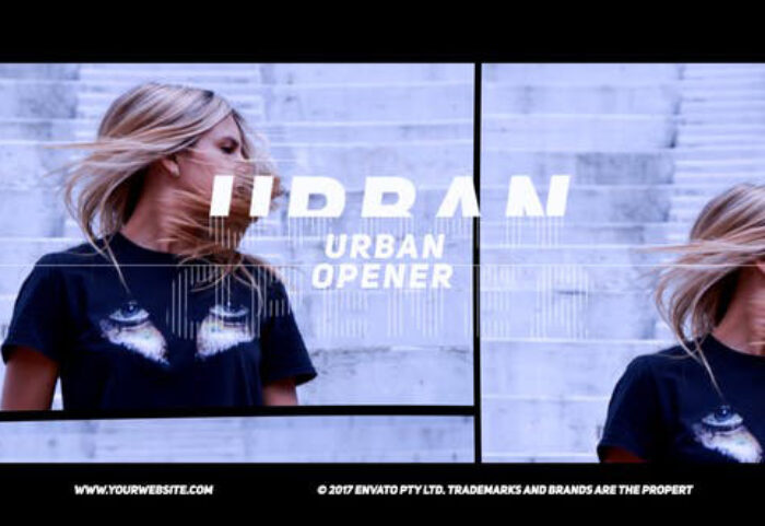 پروژه پریمیر بهمراه موزیک اصلی تیتراژ حرفه ای Urban Opener