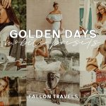 پریست لایت روم 5 عددی مخصوص موبایل : Golden Days Mobile Presets
