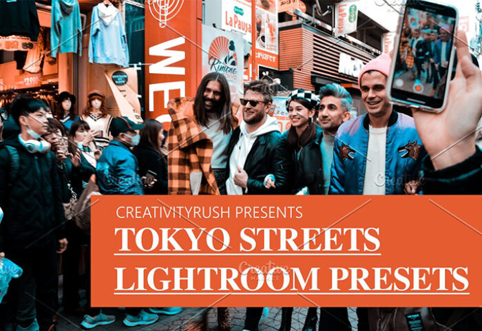 پریست لایت روم 6 عددی موبایل و دسکتاپ : Tokyo Streets Lightoom Presets