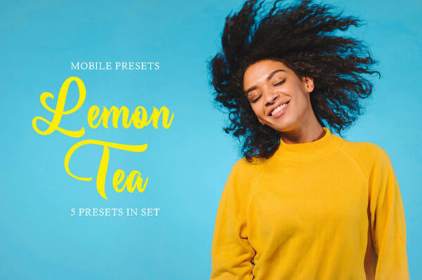 پریست لایت روم دسکتاپ و موبایل : تم لیمویی Lemon Tea Mobile Presets
