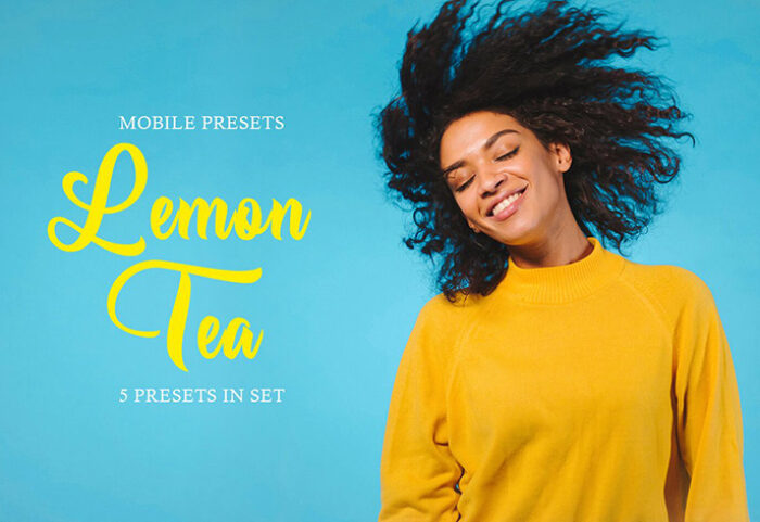 پریست لایت روم دسکتاپ و موبایل : تم لیمویی Lemon Tea Mobile Presets