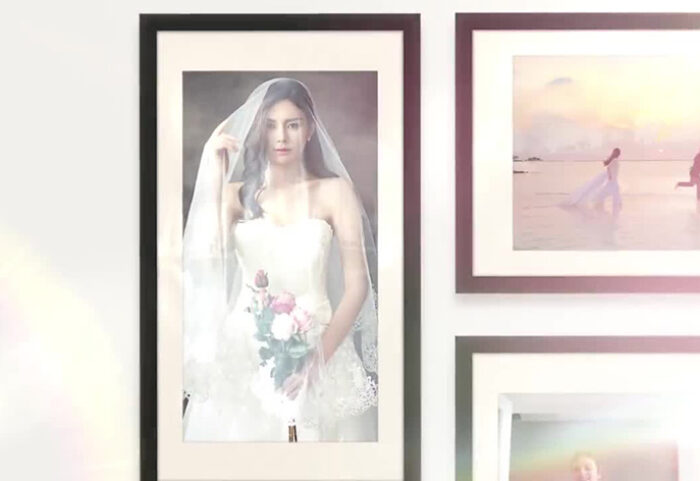 دانلود پروژه آماده پریمیر با موزیک اسلایدشو Wedding Slideshow Photo Collage