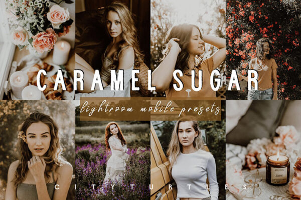 دانلود پریست لایت روم موبایل Rich CARAMEL SUGAR Mobile Presets
