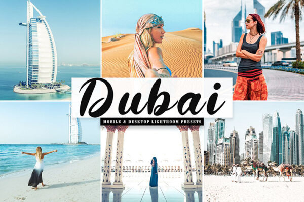 دانلود پریست لایت روم و Camera Raw و اکشن Dubai Mobile Desktop Lightroom Presets