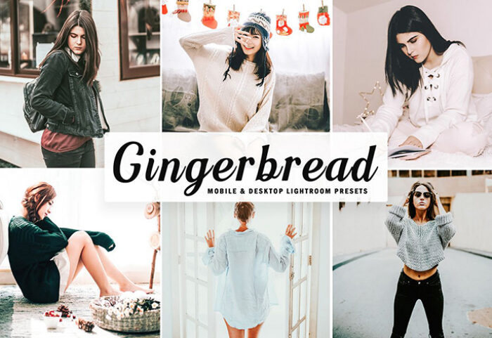 دانلود پریست لایت روم و Camera Raw و اکشن Gingerbread Mobile Desktop Lightroom Presets