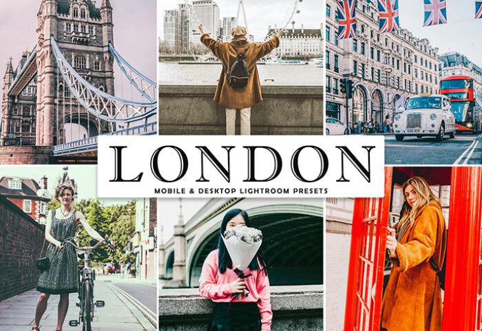 دانلود پریست لایت روم و Camera Raw و اکشن: London Mobile Desktop Lightroom