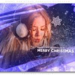 پروژه افترافکت با موزیک اسلایدشو کریسمس Merry Christmas Parallax Slideshow