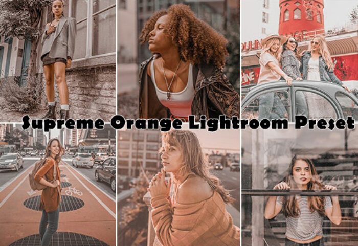 پریست لایت روم دسکتاپ و موبایل : Supreme Orange Lightroom Preset