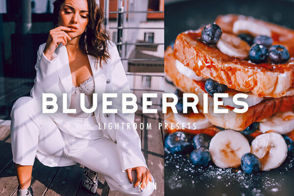 پریست لایت روم دسکتاپ و موبایل : تم بلوبری BLUEBERRIES LIGHTROOM PRESETS