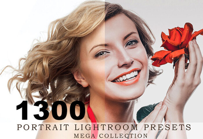 1300 پریست لایت روم عکس پرتره Portrait Lightroom Presets