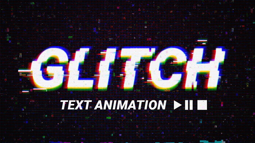 تایتل پریمیر با افکت گلیچ و نویز با موزیک Glitch Text Transitions تایتل پریمیر با افکت گلیچ و نویز با موزیک Glitch Text Transitions