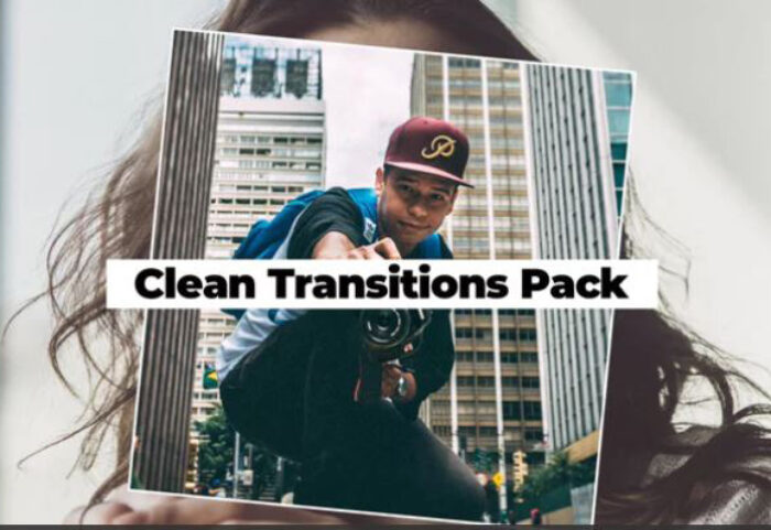 ترنزیشن پریمیر با افکت ملایم Clean Transitions Pack