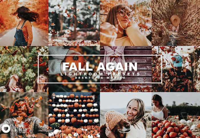 دانلود 66 پریست لایت روم دسکتاپ و موبایل تم پاییزی Fall Again