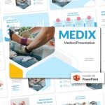 دانلود قالب آماده پاورپوینت تم پزشکی MEDIX Medical PowerPoint Template