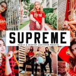 دانلود پریست لایت روم و Camera Raw و اکشن Supreme Mobile Desktop Lightroom Presets