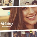 پروژه افترافکت با موزیک اسلایدشو خاطره تعطیلات Holiday Photo Slideshow